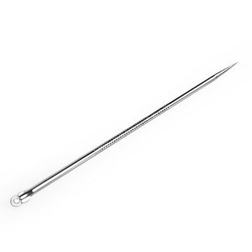 Professional 12cm Stainless Steel Blackhead & Pimple Extractor Tool - Acne Removal Kit for Facial Care, Spa & Home Use