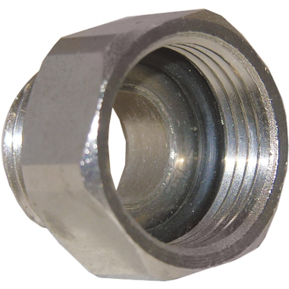 1/2-Inch IPS Supply Line x Female Ballcock Thread Reducing Adapter - Brass Plumbing Fitting for Toilet Tank, Sink & Faucet Connections