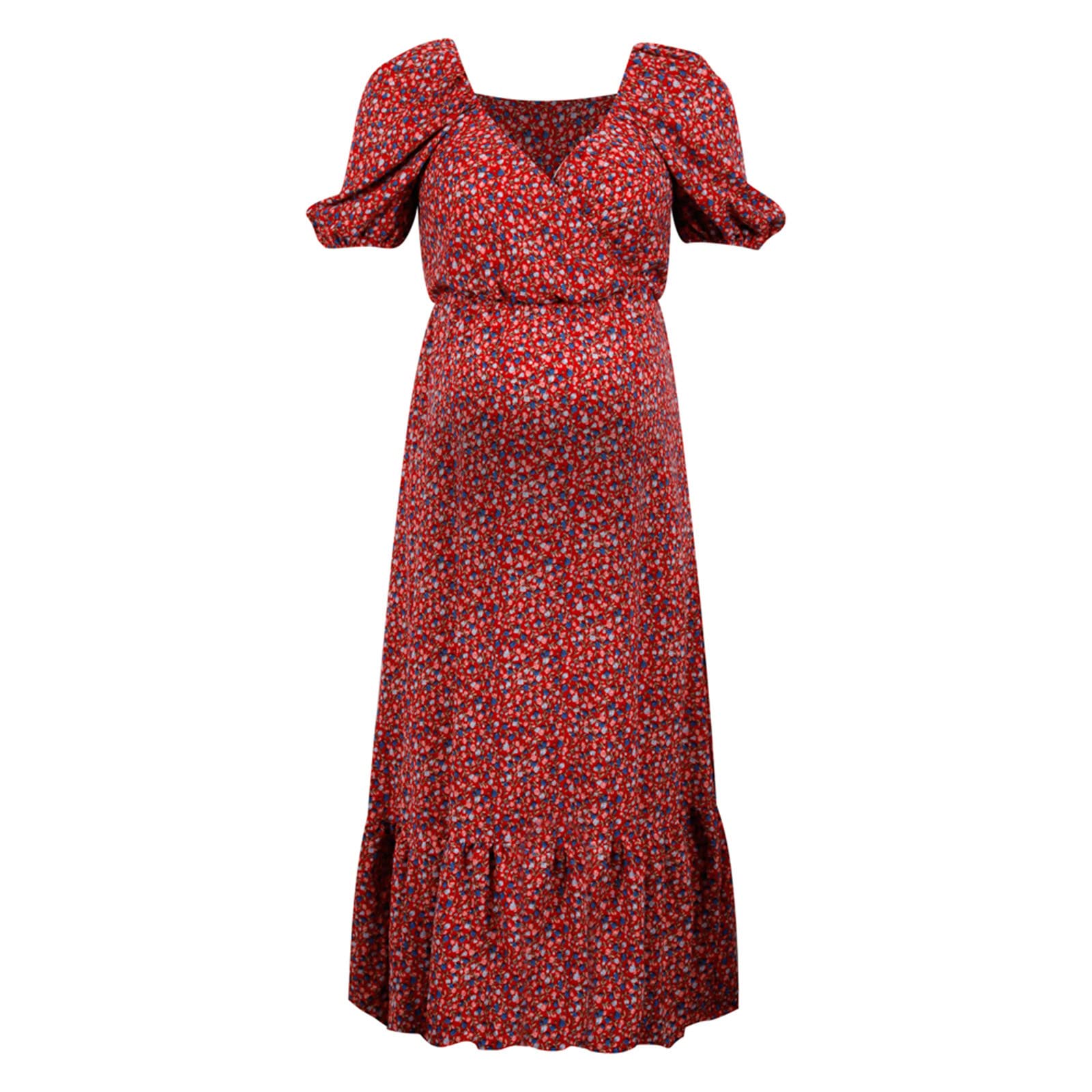 Wovilon Maternity Dresses for Women - Plus Size Pregnancy Clothes with Ruched Design, Nursing & Breastfeeding Friendly - Perfect for Spring & Summer Wear, Casual Outings & Baby Showers