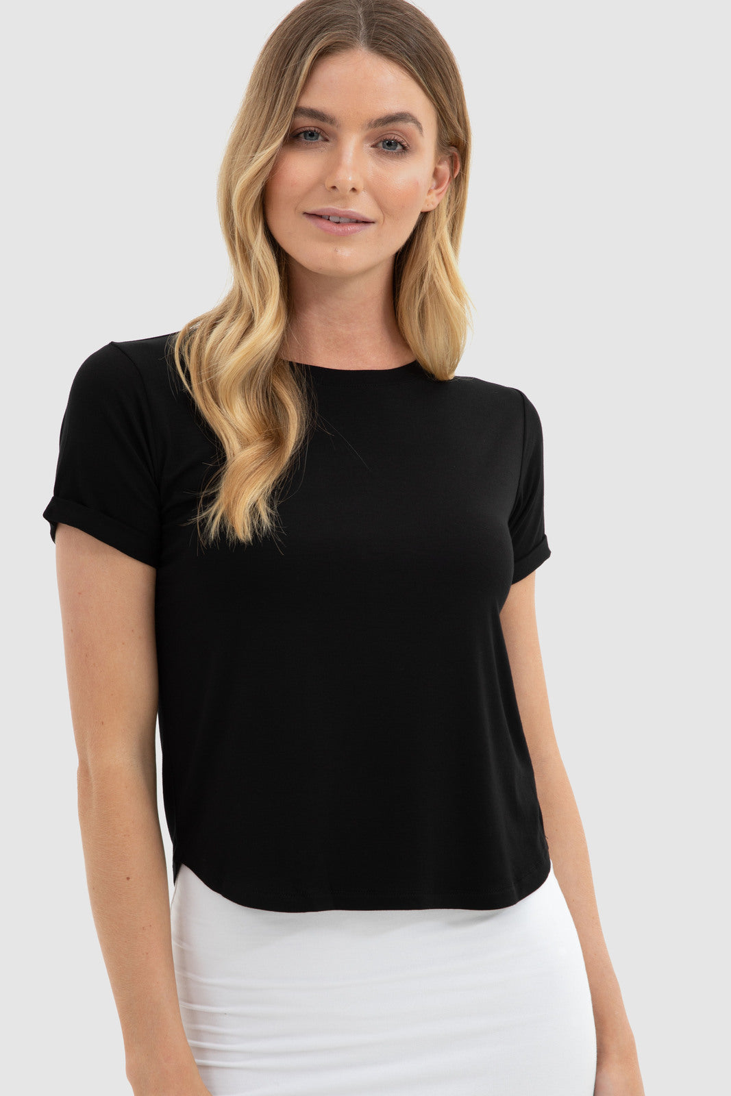 Eco-Friendly Bamboo T-Shirt for Men & Women - Soft & Breathable Black Tee - Perfect for Casual Wear, Yoga, and Outdoor Activities