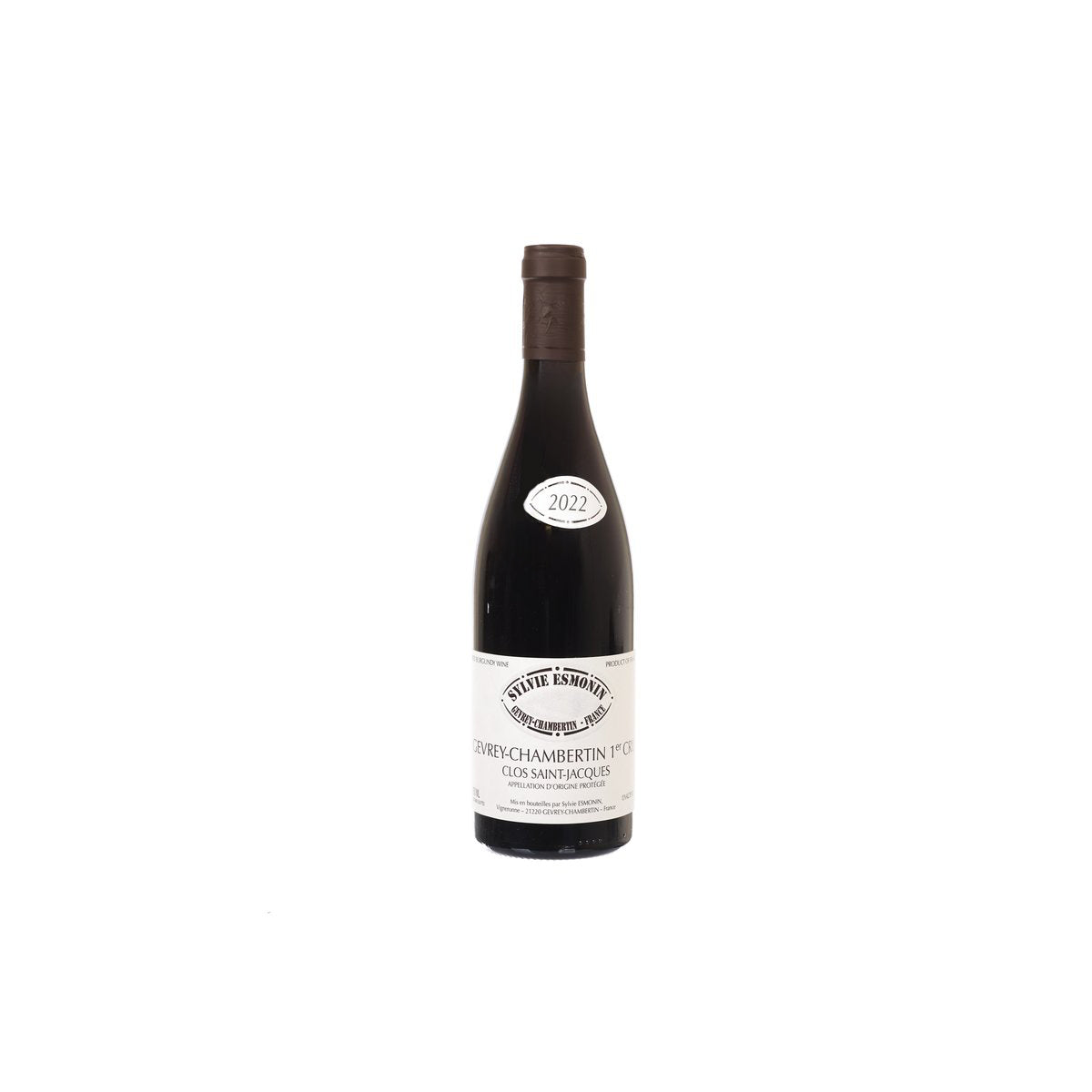 DOMAINE ESMONIN Gevrey-Chambertin 1er Cru Clos Saint Jacques 2022 (750mL) - Premium French Red Wine for Fine Dining, Gifts & Wine Collectors