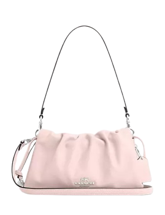 Coach Faye Shoulder Bag with Ruching - Stylish Leather Crossbody Purse for Women | Perfect for Work, Travel & Everyday Use