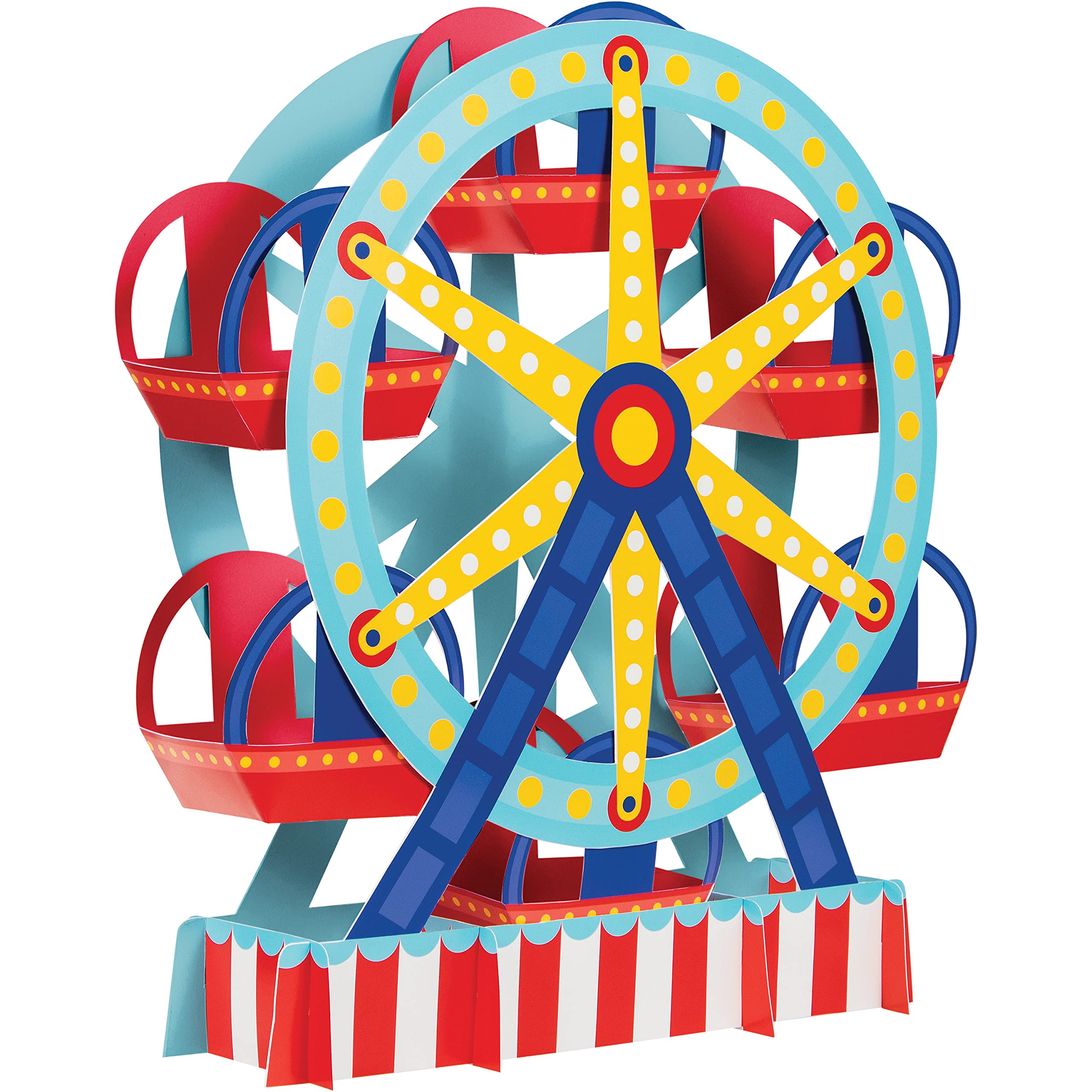 3-Piece Ferris Wheel Centerpiece Set for Weddings, Parties & Baby Showers – Elegant Table Decor