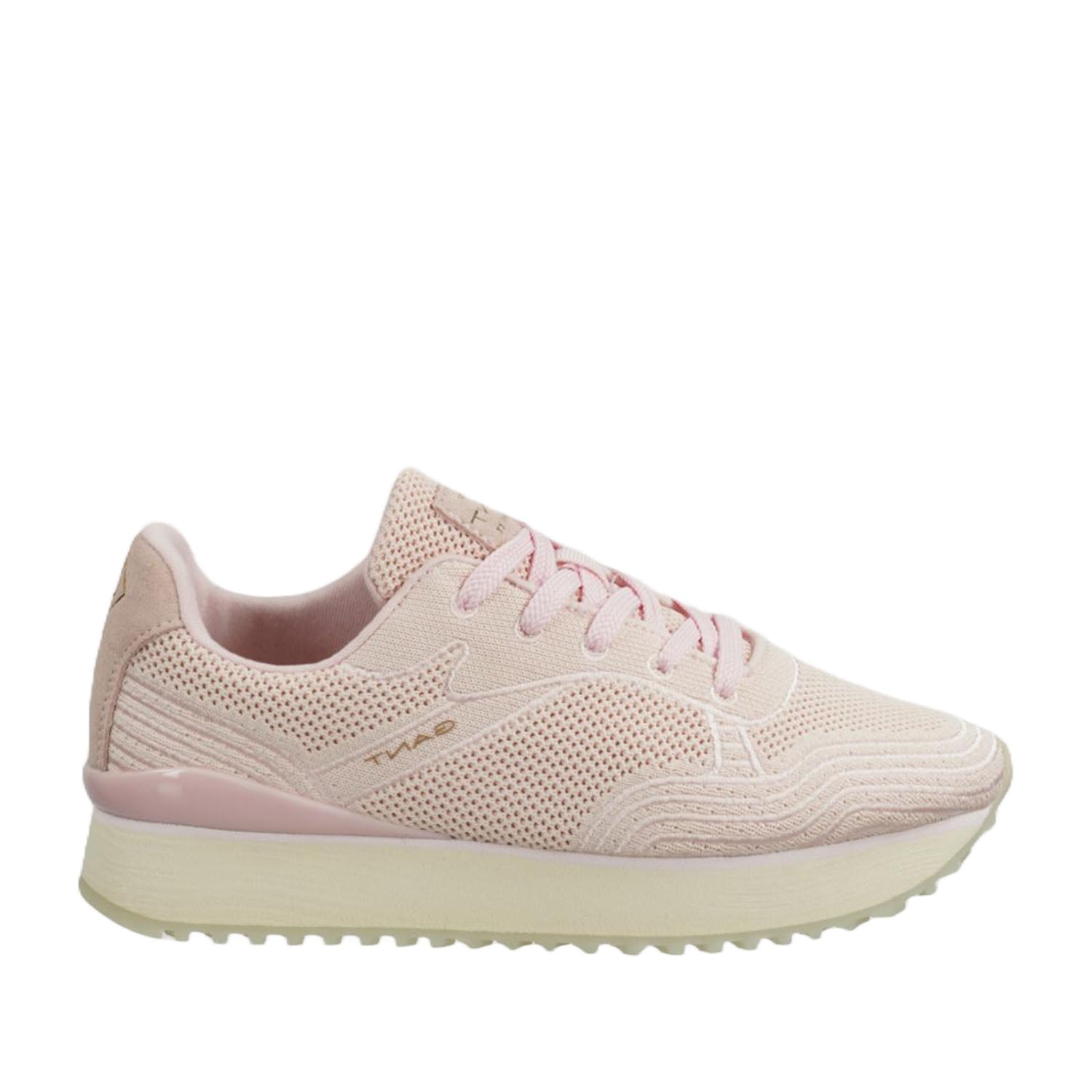 Gant Footwear Women's Bevinda Sneaker - Comfortable Pink Casual Shoes for Walking, Running & Everyday Wear | Fashion Sneakers for Women | Lightweight & Breathable Design