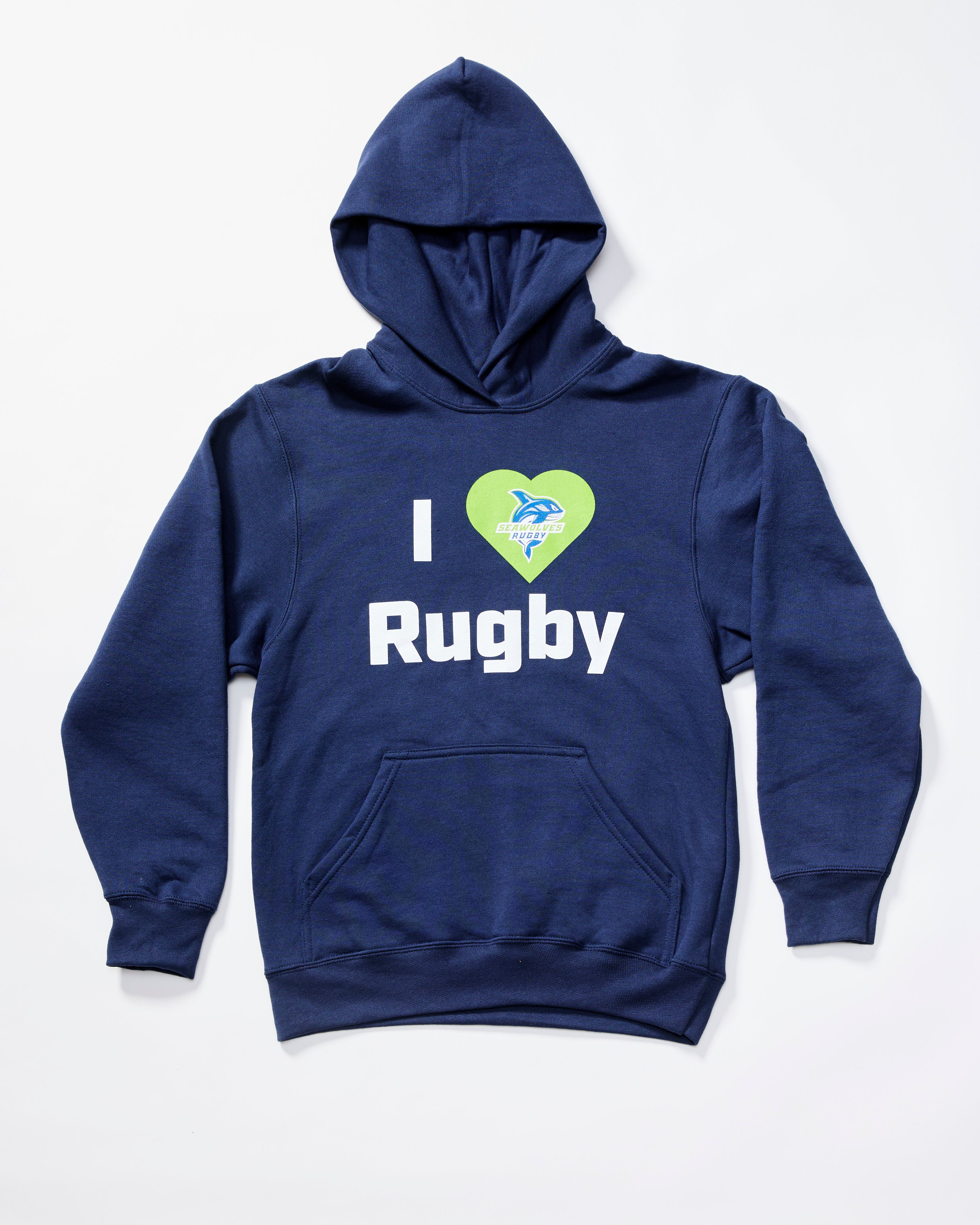 Seawolves Rugby Hoodie for Kids - Soft & Comfortable Youth Rugby Hooded Sweatshirt - Perfect for Games, Practice & School Spirit