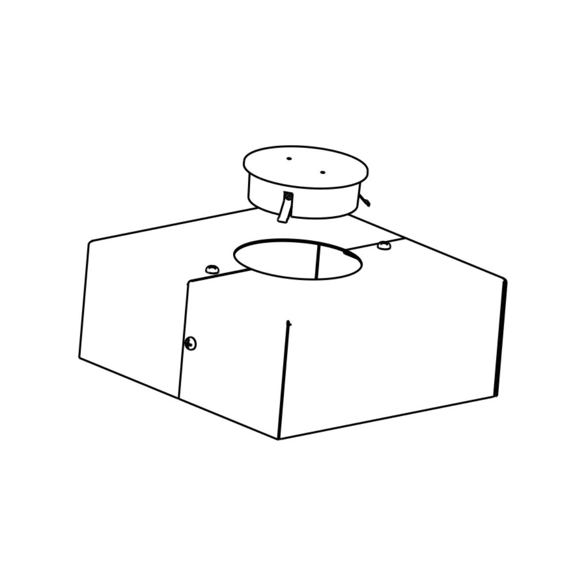 4 Square 7 & 11 Gauge Pole Base Cover and Cap Kit - Heavy Duty Metal Post Protector for Fence, Flagpole, and Signage Installation