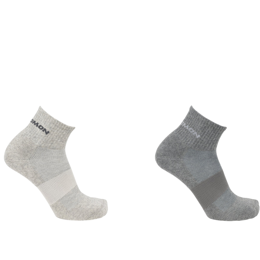 Salomon Evasion Ankle 2 Pack Socks - Breathable Hiking & Running Socks for Men & Women (LC1983400) - Perfect for Outdoor Adventures, Gym Workouts & Daily Wear