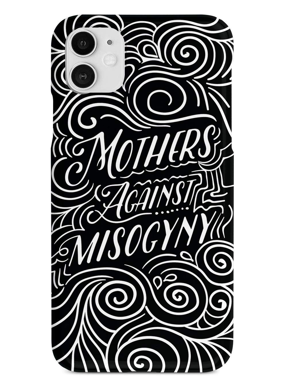 **Inspired Cases - iPhone 12 Case Compatible - 3D Textured Protective Cover for Apple iPhone 12 - Anti-Misogyny Design - Black - Perfect for Everyday Use & Social Awareness**