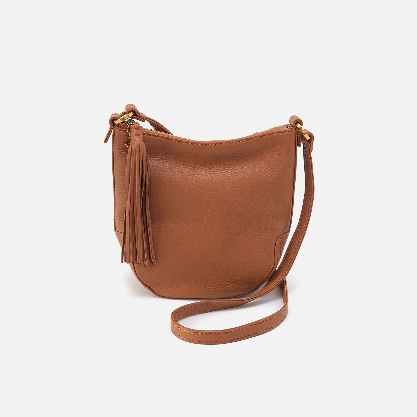 Lexi Pebbled Leather Crossbody Bag in Warm Honey - Stylish & Durable Women's Handbag for Work, Travel & Everyday Use