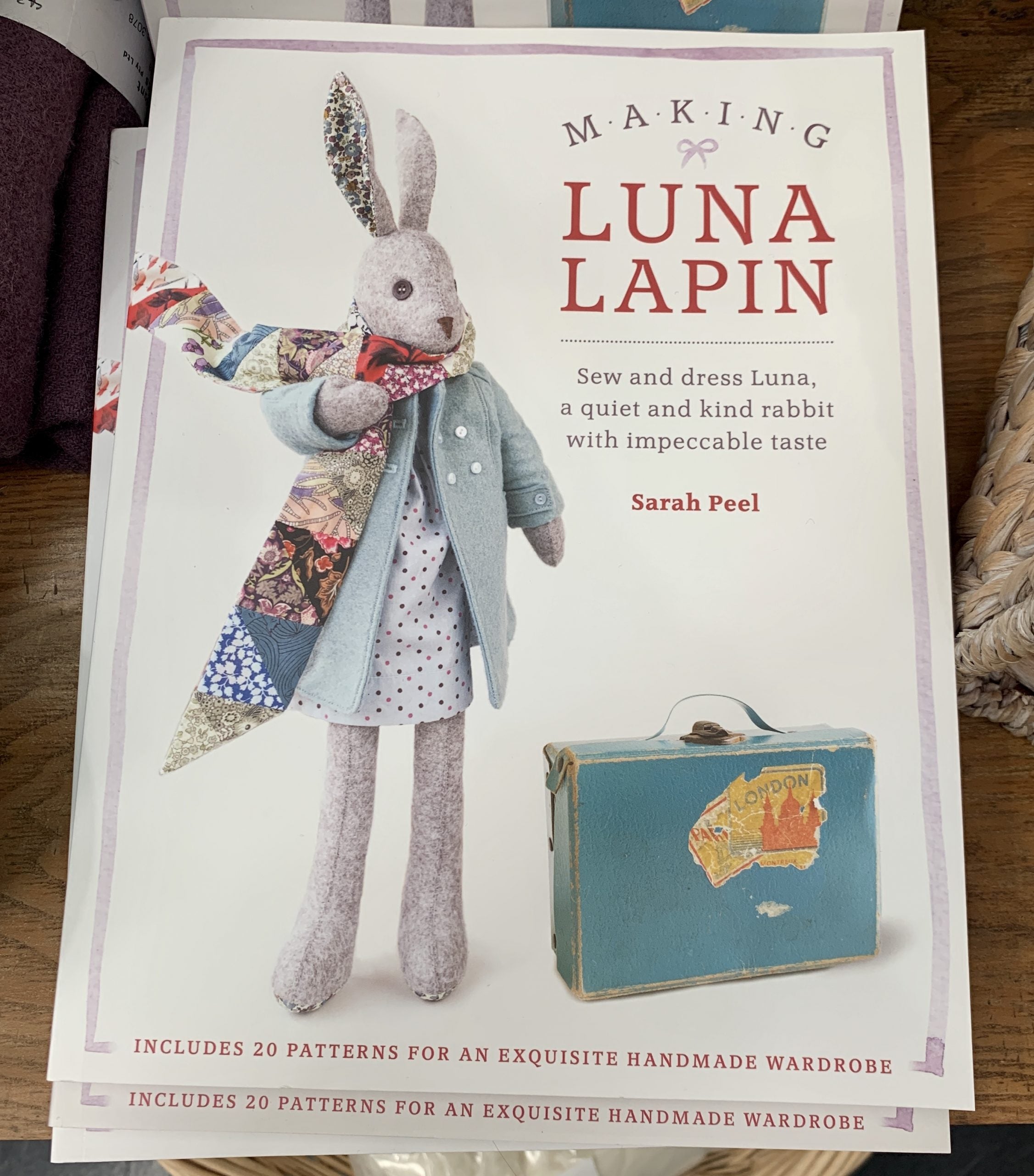 Luna Lapin DIY Rabbit Plush Sewing Kit - Handmade Stuffed Animal Toy for Kids & Adults - Perfect for Crafting, Gifts, and Home Decor