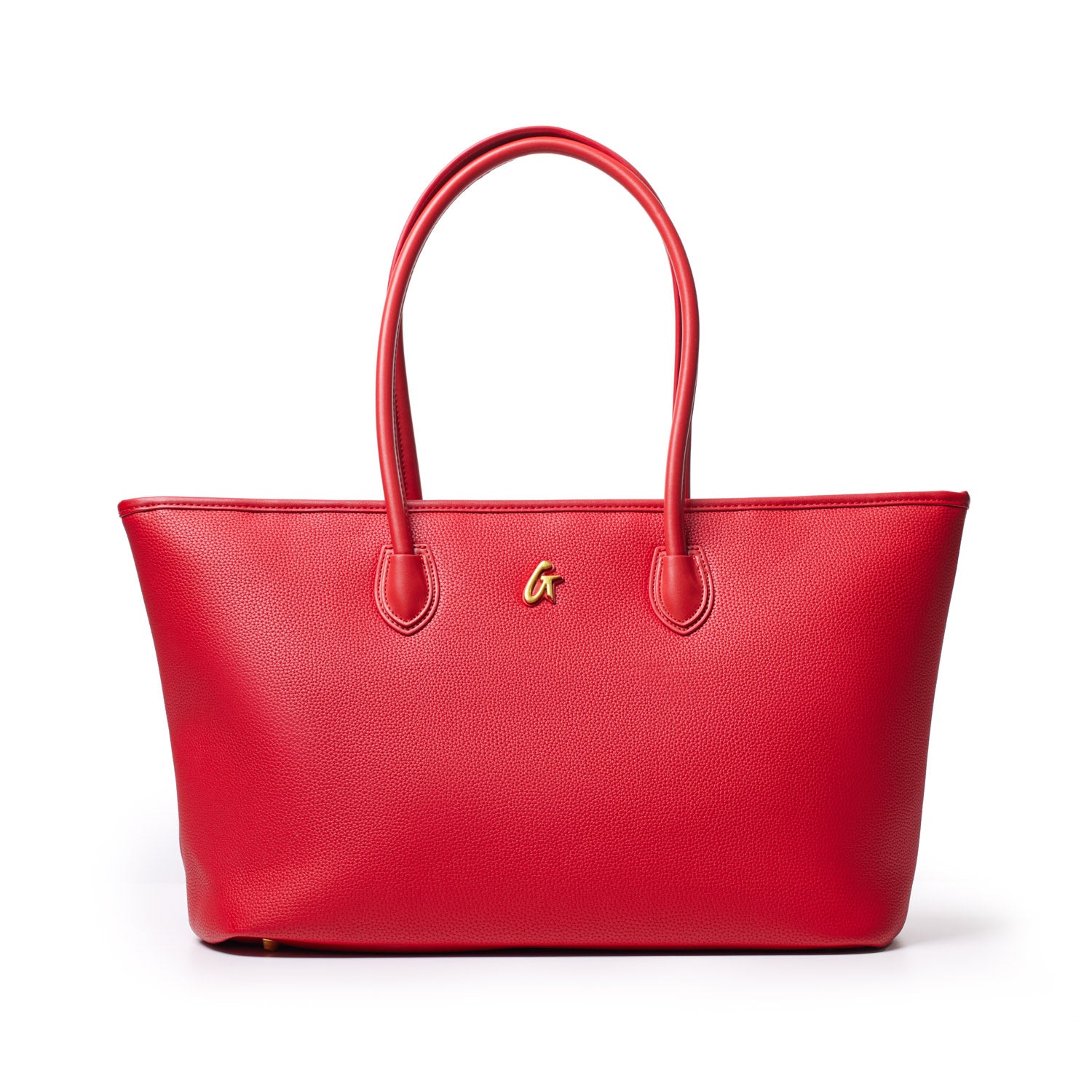 Stylish and Durable Pebble Tote Bag in Vibrant Red - Perfect for Shopping, Beach Trips, and Everyday Use