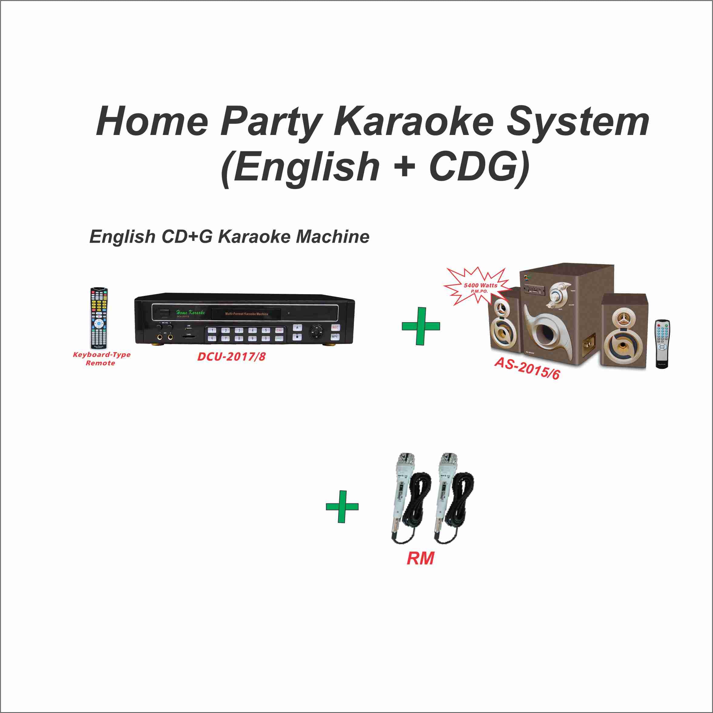 Portable Home Karaoke Machine with Wireless Microphones - Perfect for Parties, Family Gatherings & Entertainment | Singing System for Adults & Kids