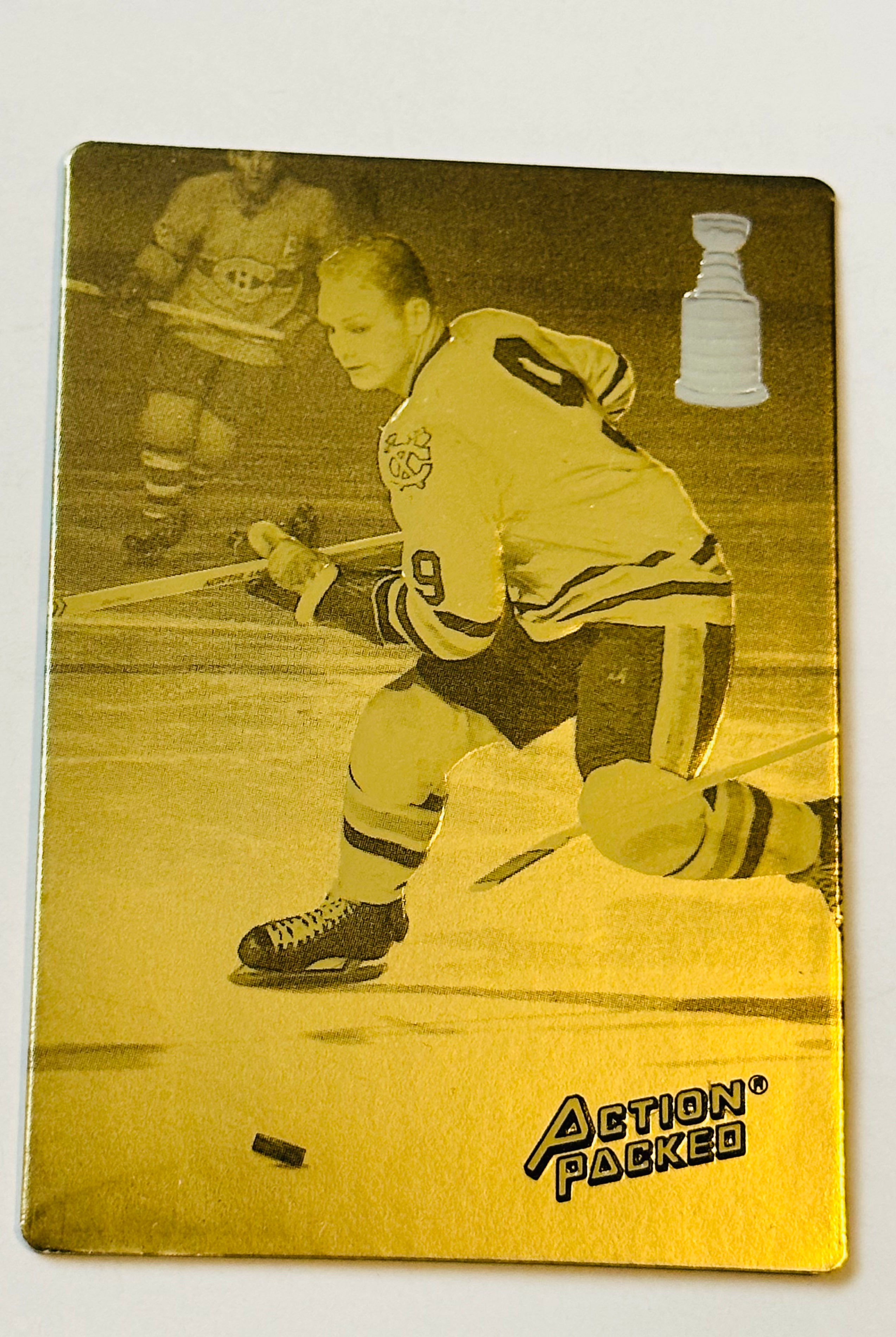 1993 Bobby Hull Rare Promo Hockey Card - Action Packed Collectible - Perfect for Sports Memorabilia Fans & NHL Collectors