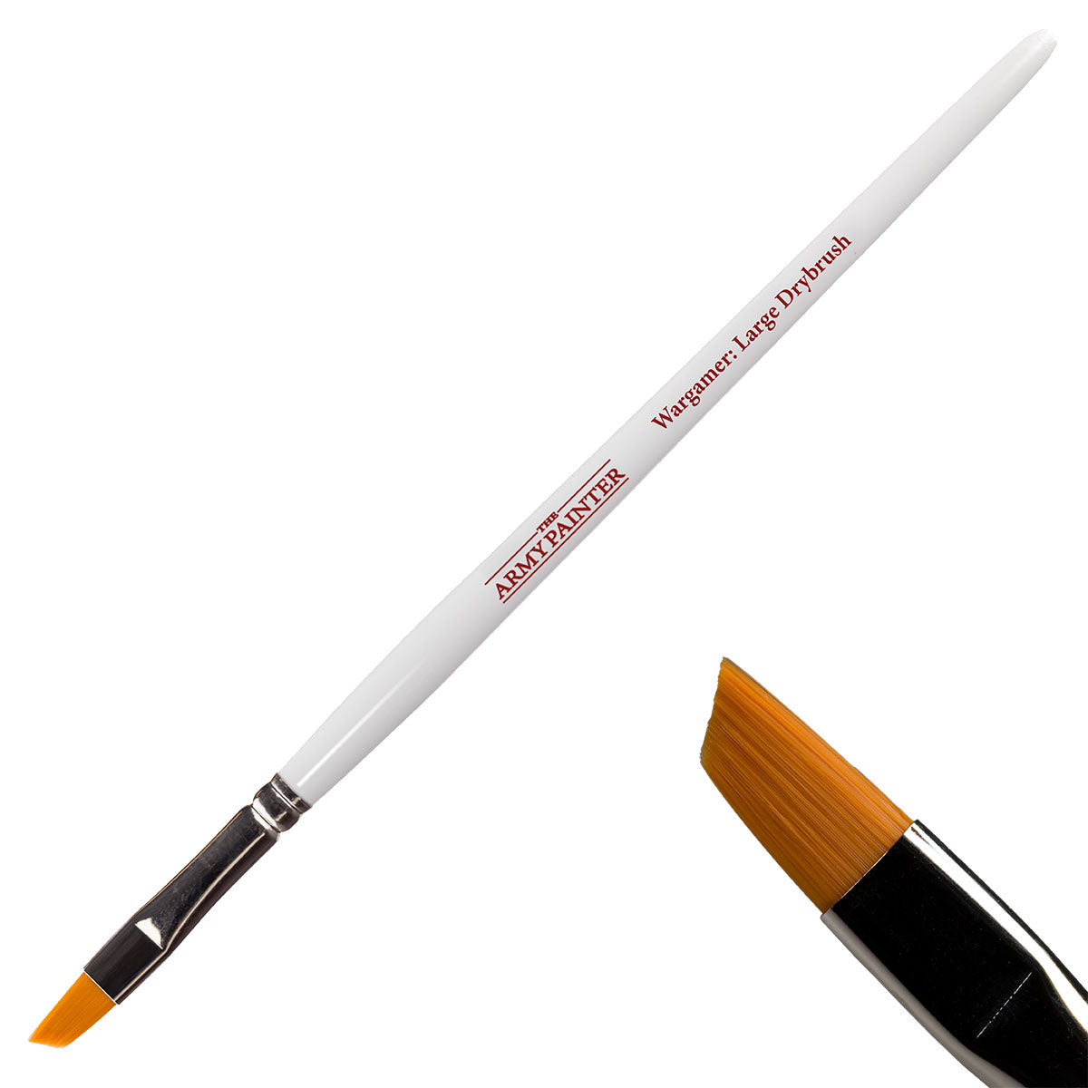 Wargamer Brush - Large Drybrush for Miniature Painting & Tabletop Gaming - Perfect for Warhammer, D&D, and Model Detailing