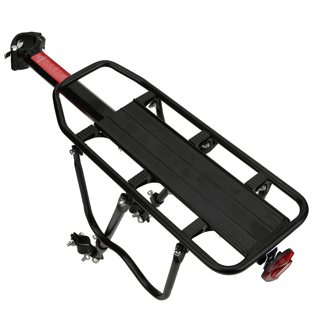 WNSC Aluminum Alloy Bike Rack - Quick Release Bicycle Carrier for Seatpost | Lightweight & Durable Bike Accessories | Perfect for Road Bikes, Mountain Bikes & Commuting