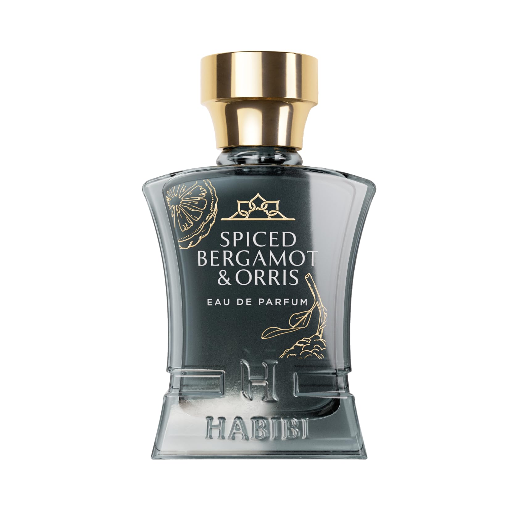 Premium Spiced Bergamot & Orris Arabian Cologne for Men - Long Lasting Eau De Parfum (2.5 Oz) with Sweet & Spicy Notes of Sage & Oud - Perfect for Date Nights, Special Occasions & Daily Wear