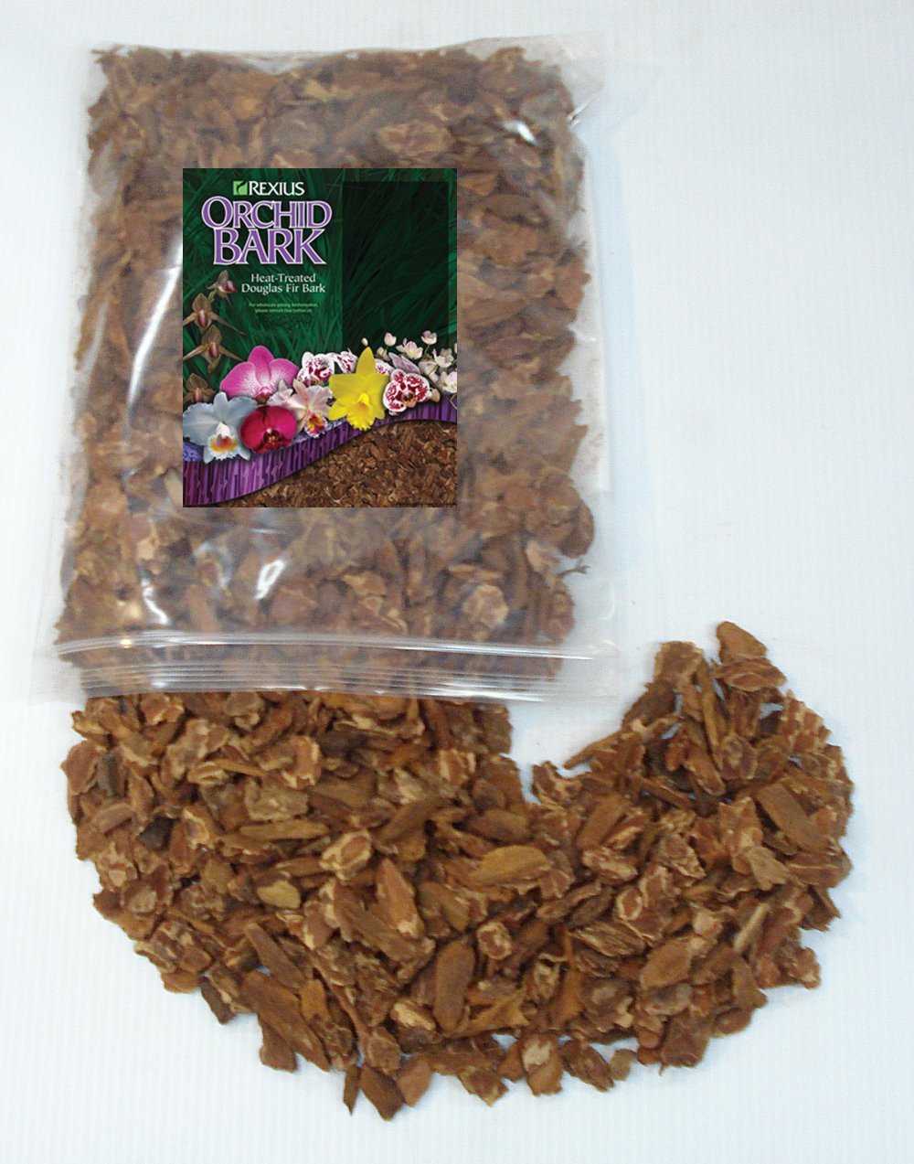 Premium Custom Blend Orchid Potting Mix 2.5 Gallon - Fir Bark, Perlite & Vermiculite Medium Chip - Ideal for Phalaenopsis, Dendrobium & Cattleya Orchids - Perfect for Repotting & Indoor Orchid Care