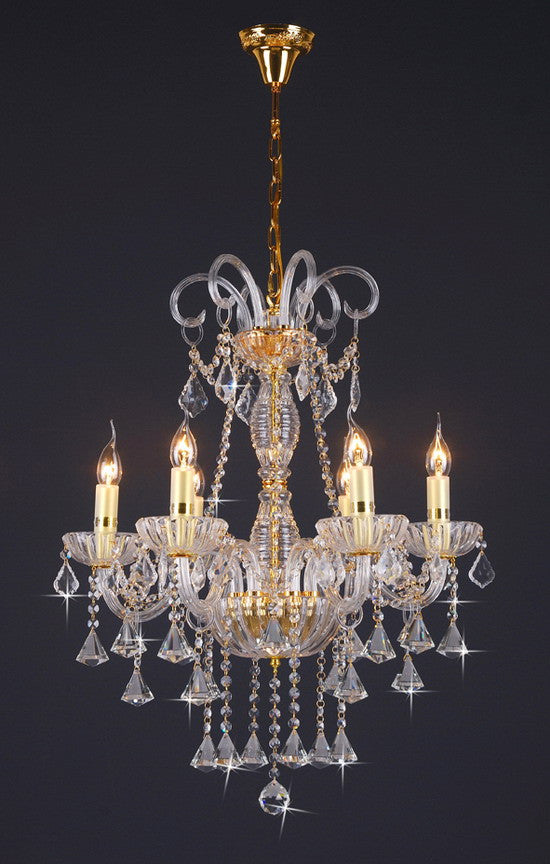 Harper Crystal Chandelier - Elegant Modern Ceiling Light Fixture for Dining Room, Living Room & Bedroom | Perfect for Home Decor & Wedding Venues
