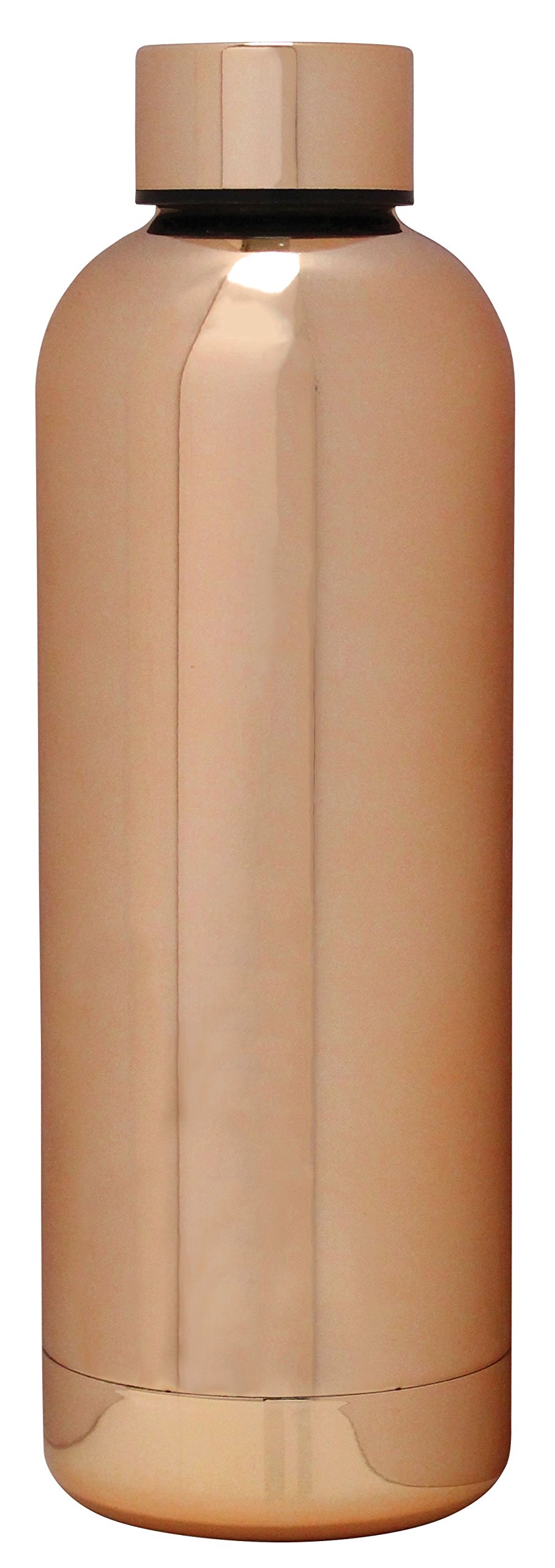 Premium GHP Wellness Vacuum Insulated Copper Water Bottle - 17oz Leakproof Stainless Steel Thermos for Hot & Cold Drinks - Ideal for Gym, Hiking, Office & Travel