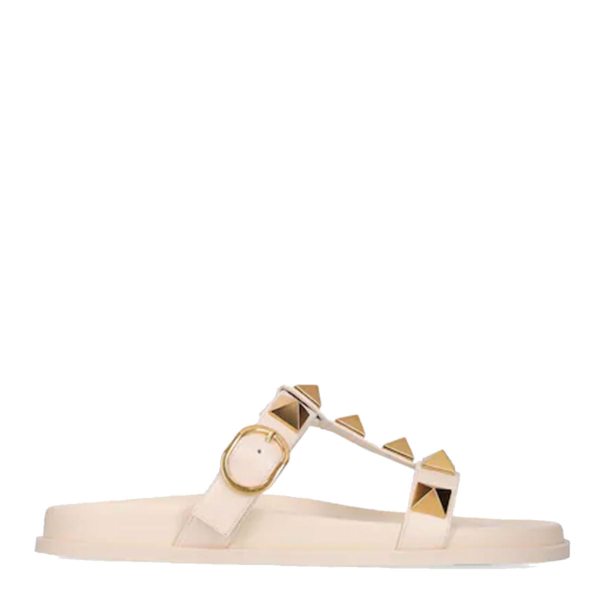 Roman Slide T05 - Ivory Women's Comfortable Sandals for Summer, Beach, and Casual Outings