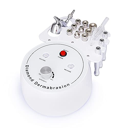 RUTAWZ 3-in-1 Diamond Microdermabrasion Machine for Face - Professional Home Use Pore Vacuum with Moisturizing Spray Gun - At-Home Facial Skin Care Device for Blackhead Removal & Skin Rejuvenation - Perfect for Spa Days & Self-Care Routines