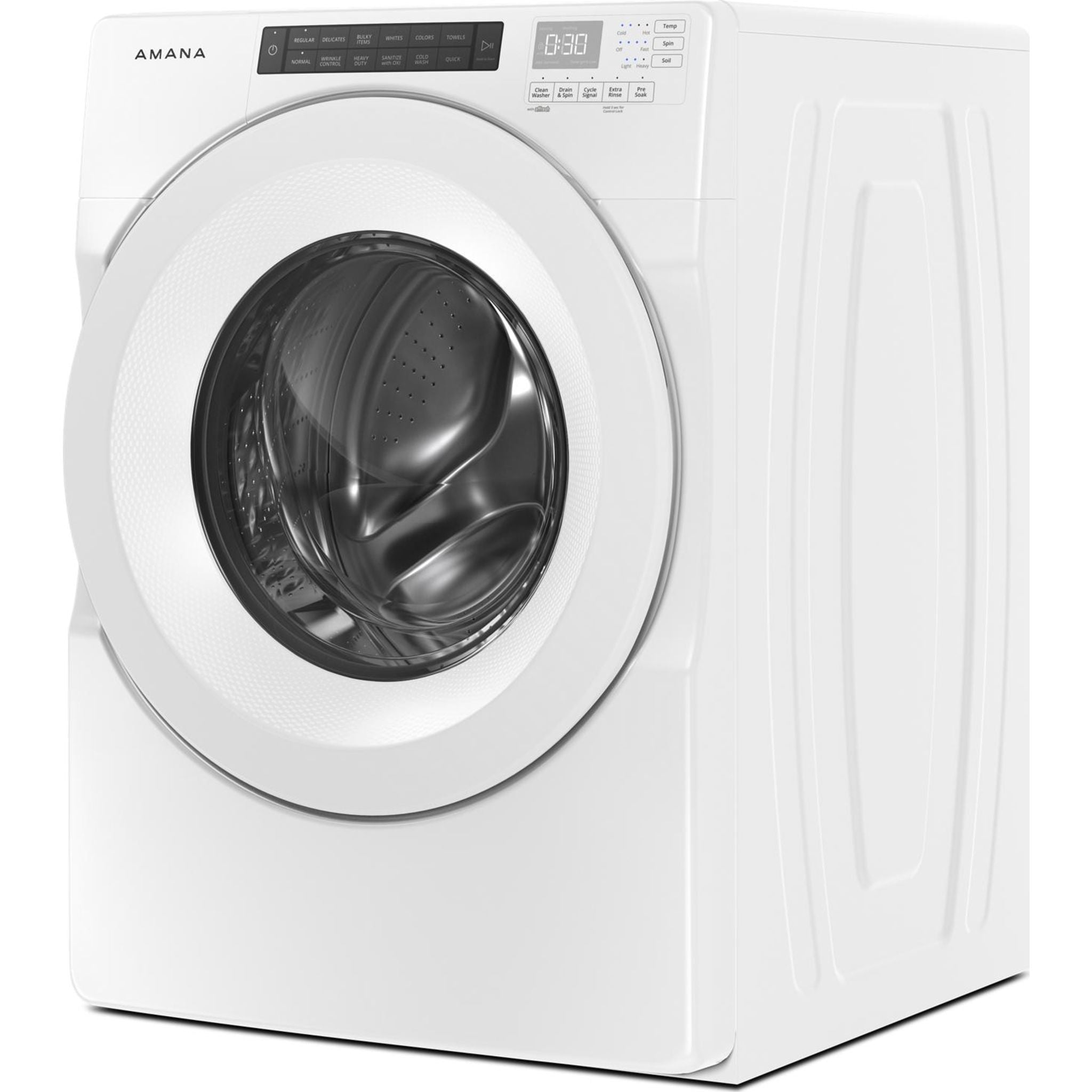 Amana 5.0 cu.ft. Front Load Washer - ENERGY STAR Certified, White (NFW5800HW) - Perfect for Small Laundry Rooms & Eco-Friendly Homes