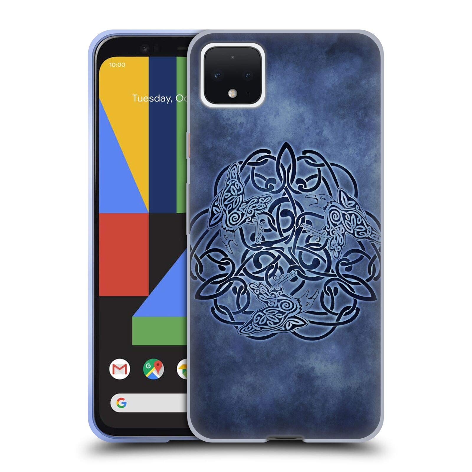 Brigid Ashwood Celtic Knot Raven Case for Google Pixel 4 XL - Protective Soft Gel Cover for Daily Use