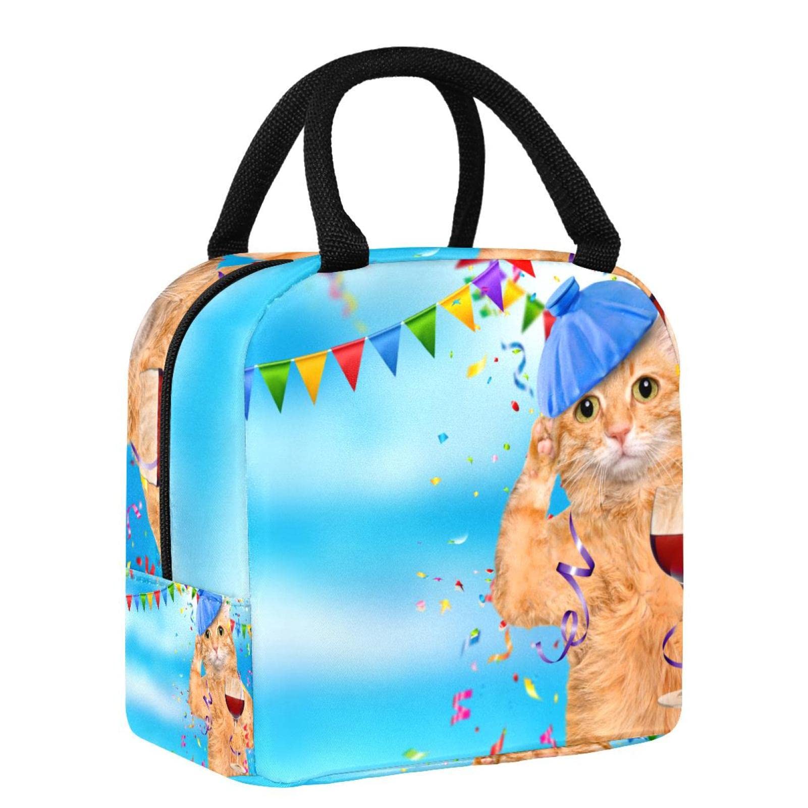 Eco-Friendly Reusable Insulated Lunch Box for Cats - Leak-Proof & Refrigerated - Perfect for Office, School, Picnics & Travel | BPA-Free Pet Meal Kit
