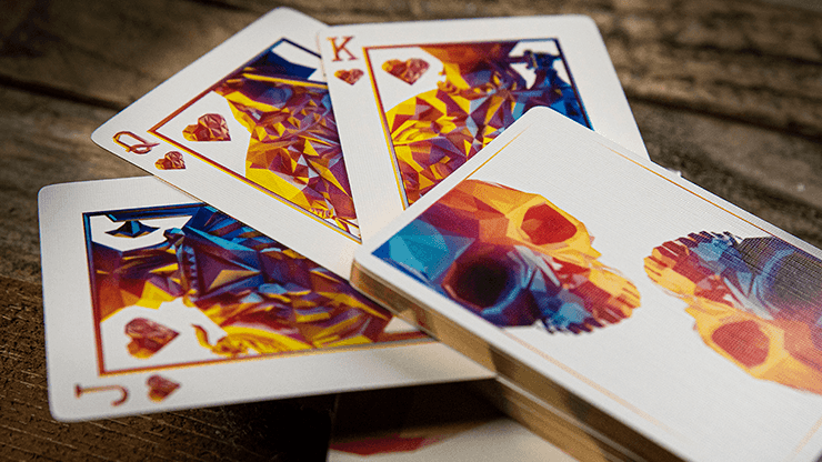 Gilded Memento Mori Genesis Playing Cards - Limited Edition Collectible Deck for Magic Tricks, Poker Games & Gift Giving