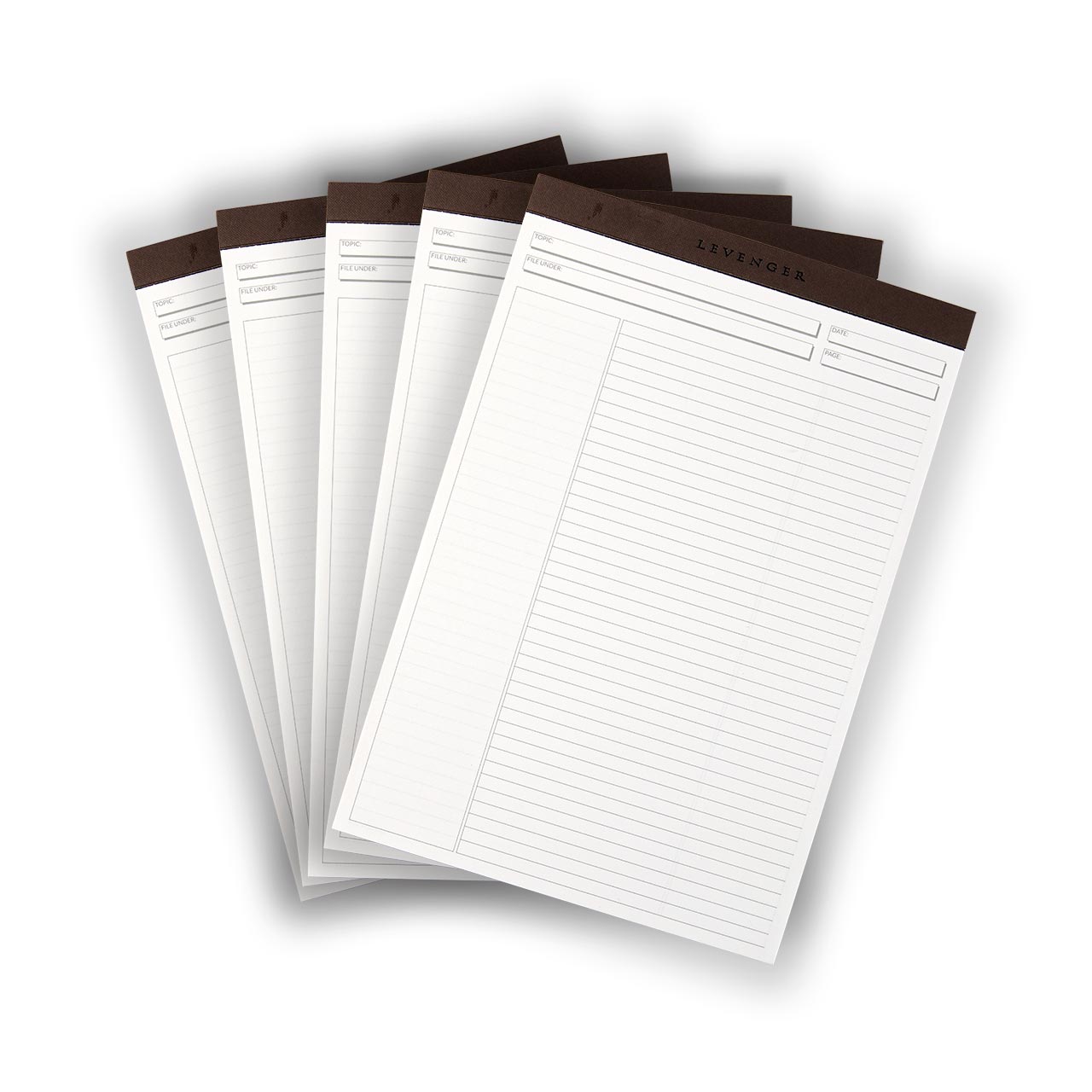 Freeleaf International Annotation Ruled Pads - Set of 5 Notebooks for Note Taking, Journaling & Study | Perfect for Students, Office & Creative Writing