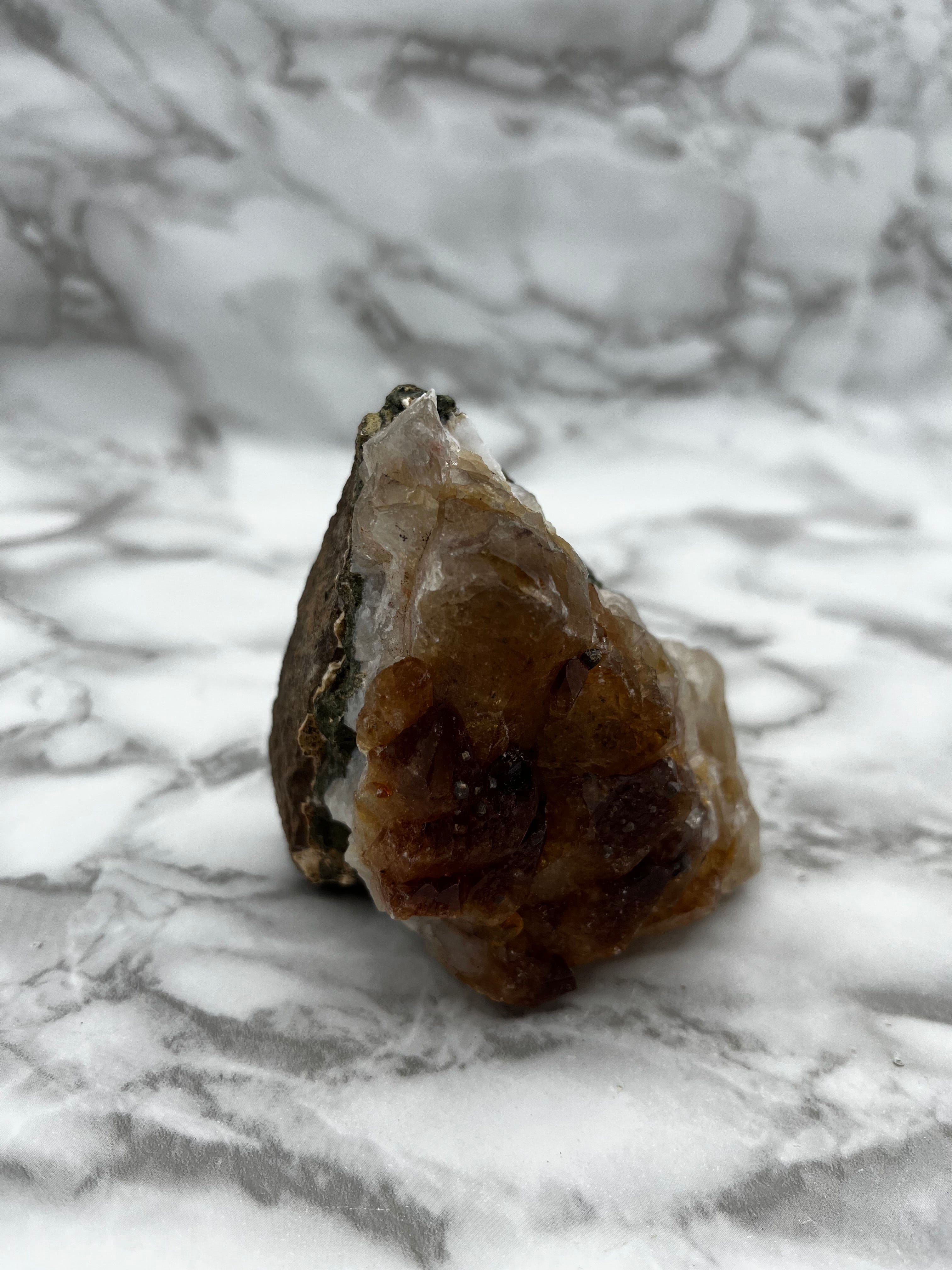 Natural Citrine Crystal Cluster - 12 Inch Healing Stone for Home Decor, Meditation & Energy Cleansing | Perfect for Feng Shui, Reiki & Spiritual Gifts