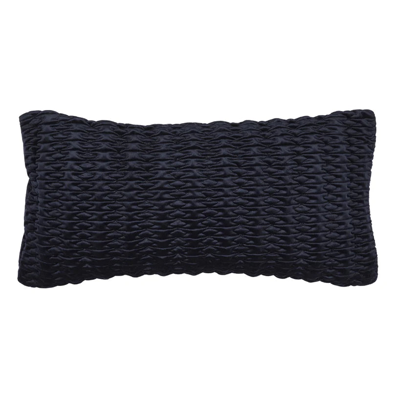 Private Collection Loxton Navy Long Cushion - Premium Sofa & Bed Decorative Pillow for Living Room, Bedroom, or Outdoor Patio