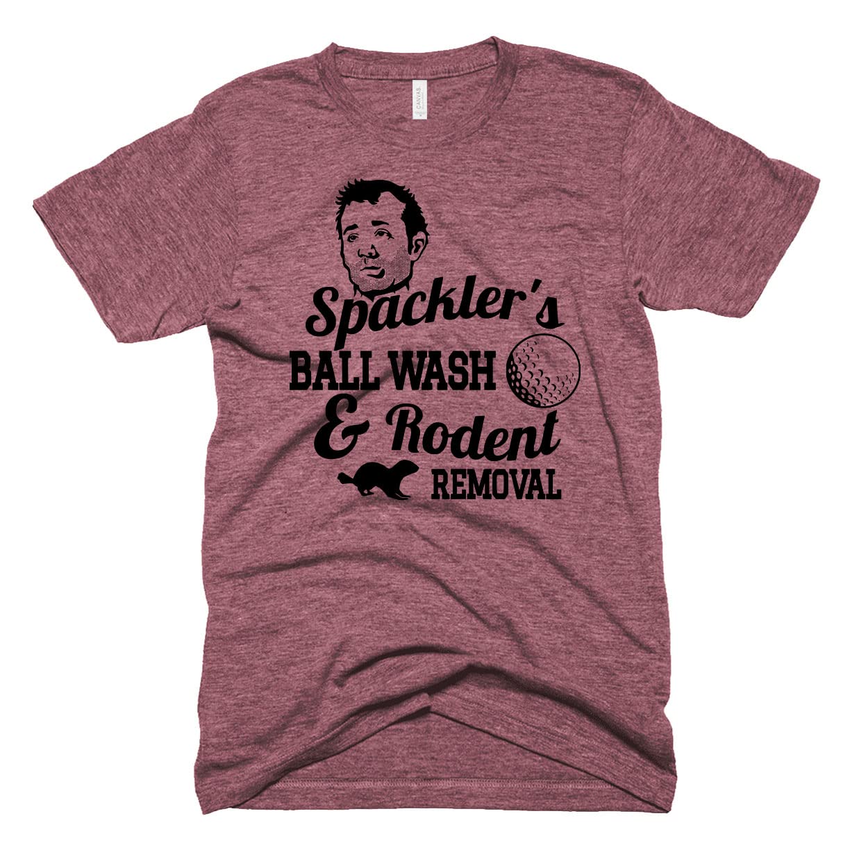 Funny Vintage Golf Shirt - Bill Murray Caddyshack Movie T-Shirt | Rodent Removal Spacklers Retro Tee for Golf Lovers & Comedy Fans | Perfect for Golf Outings, Movie Nights & Casual Wear