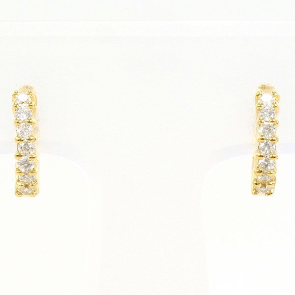 18K Yellow Gold Diamond Stud Earrings for Women - Elegant & Luxurious Jewelry Gift for Birthday, Anniversary & Special Occasions