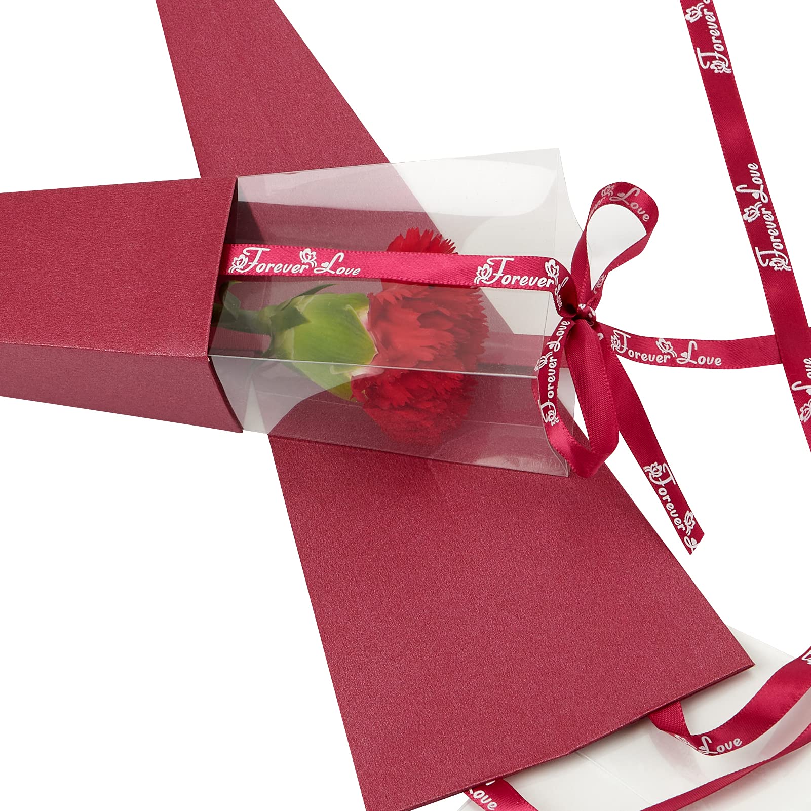 Aylmrice Flower Bags for Bouquets - 8pcs Single Rose Sleeve Gift Bags (S-Multi) - Perfect for Wedding, Birthday & Valentine's Day Flower Arrangements
