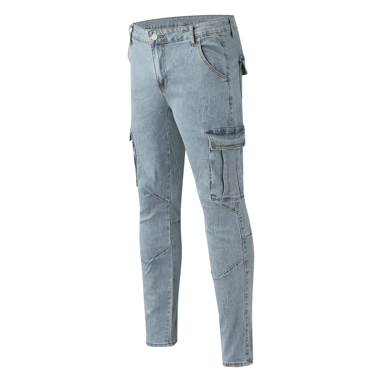 Stylish Oversized Ripped Jeans for Men - Slim Fit Distressed Denim Pants with Premium Stitching | Perfect for Casual Wear, Street Style & Everyday Outfits