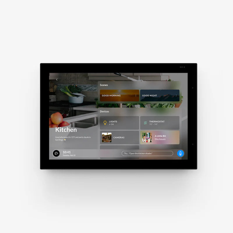 Josh.ai Smart Home Touchscreen Control Panel - Voice & Touch Automation for Lights, Music & Security | Perfect for Home Automation & Smart Living