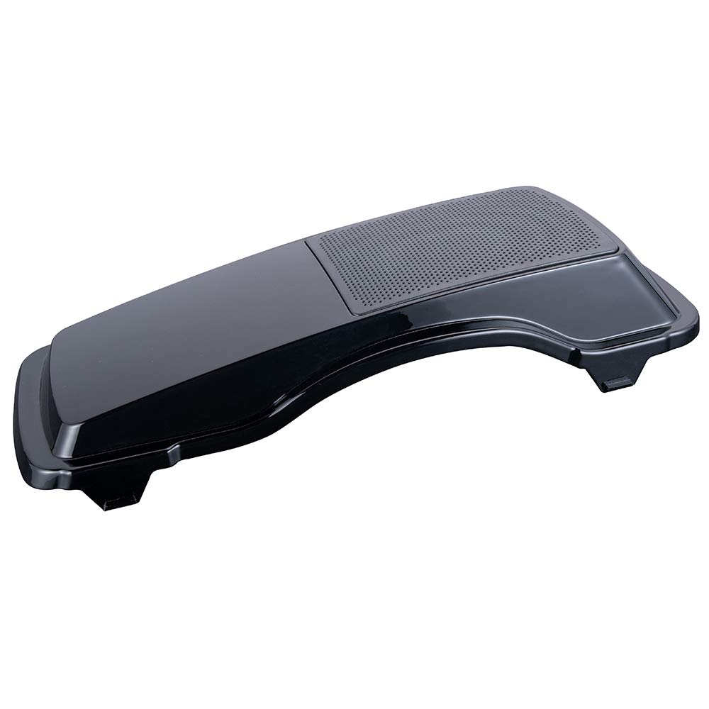 1993-2013 Harley Touring FLH FLHX Motorcycle Saddlebag Speaker Lids - 6x9 Inch Vivid Black Replacement Covers - Perfect for Road Trips & Audio Upgrades