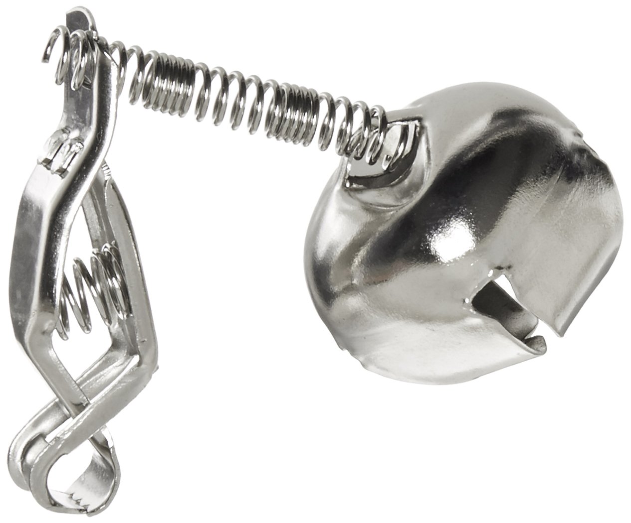 Danielson Jumbo Round Bell with Spring Clip - Loud Pet Training Bell for Dogs, Cats, Horses - Durable Outdoor Animal Accessory for Doors, Collars, and Fences