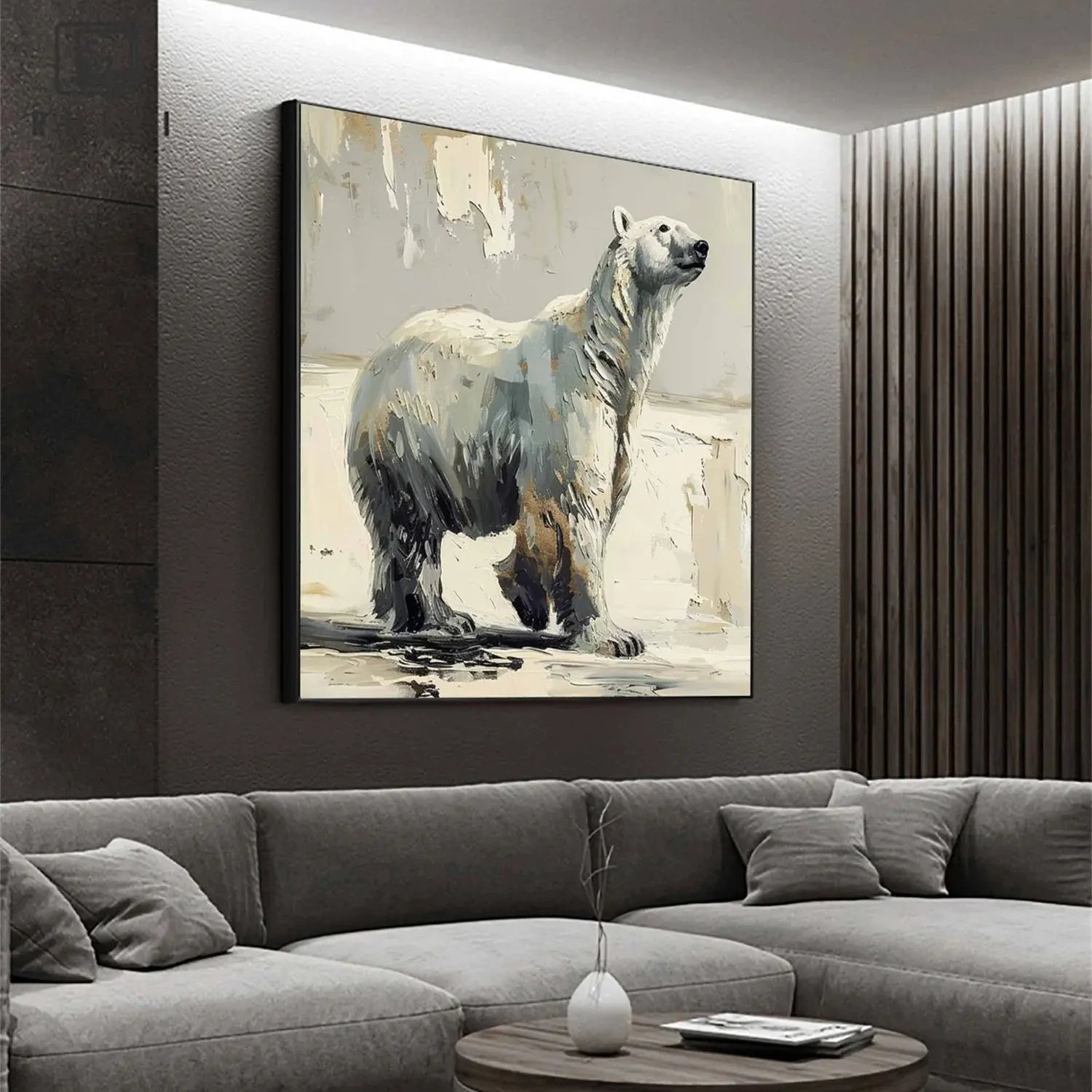 Animal Art Painting #AP087 - Handmade Wildlife Canvas Art for Home & Office Decor | Perfect for Living Room, Bedroom, and Gift Giving