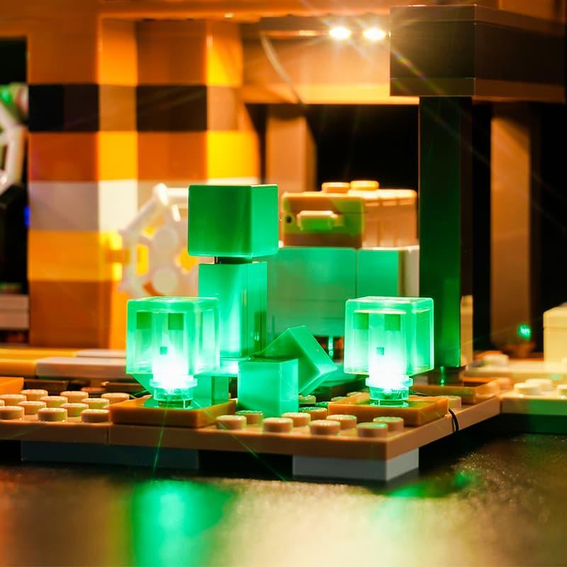 LEGO Minecraft The Badlands Mineshaft 21263 Light Kit - DIY Building Blocks Lighting Set for Kids & Adults - Perfect for Bedroom Decor, Gaming Room, and LEGO Displays