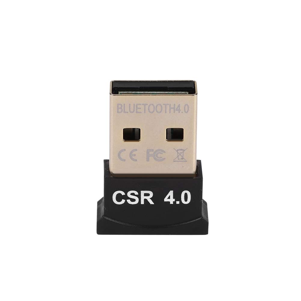 ASHATA CSR4.0 Mini USB Bluetooth Adapter Wireless Dongle Receiver for Mouse, Keyboard, Headset - Plug & Play Bluetooth Connectivity for PC, Laptop, Home Office & Gaming Setup