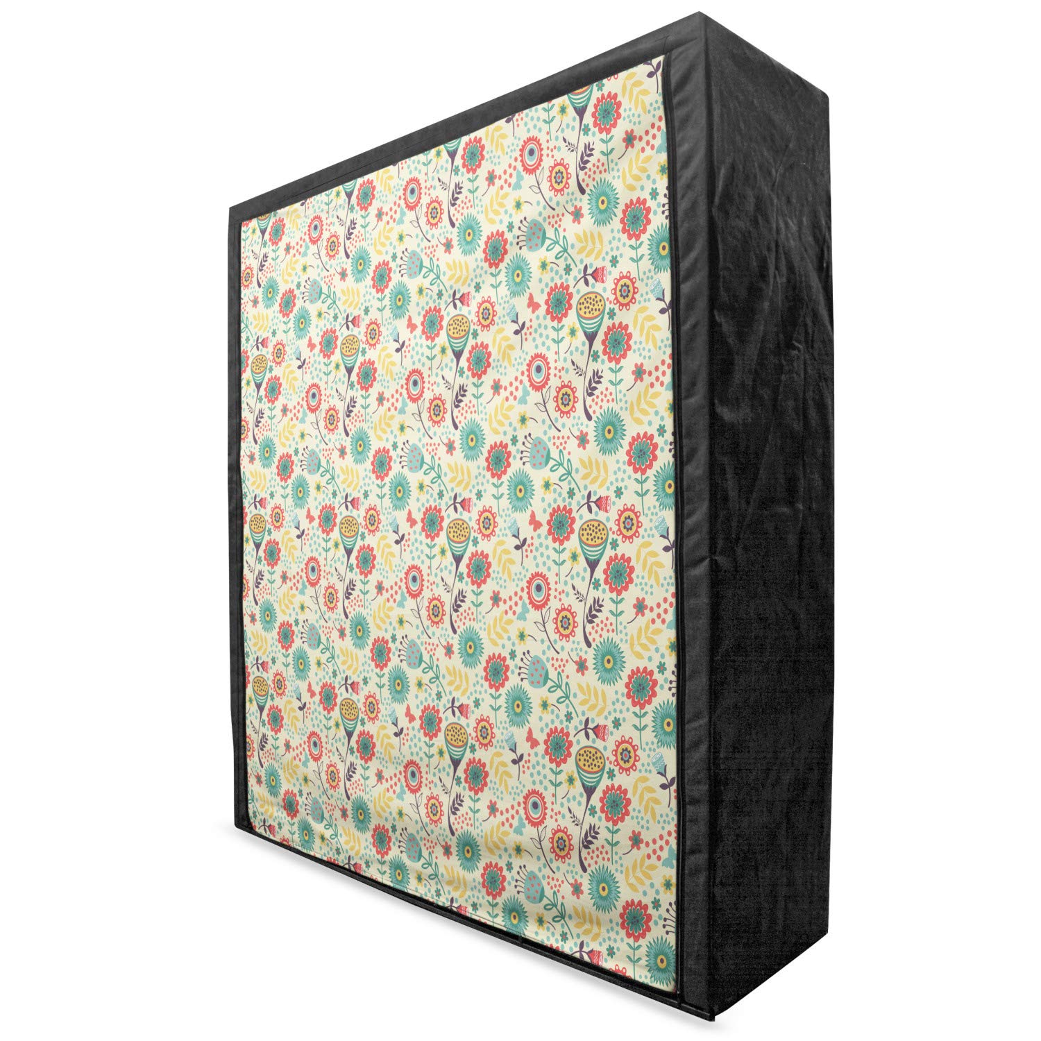 Ambesonne Floral Portable Fabric Wardrobe - 59