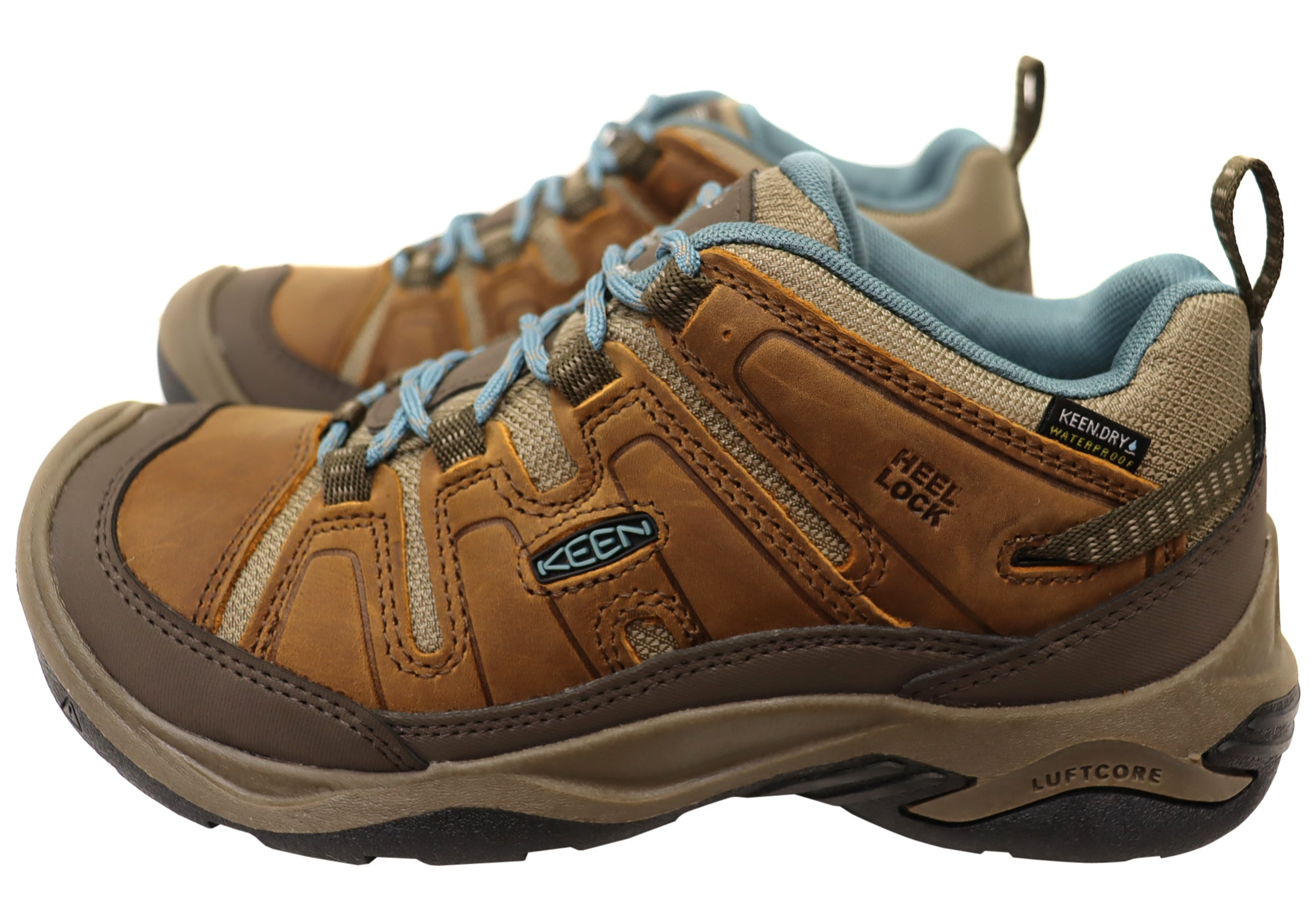 Keen Circadia Waterproof Women's Leather Wide Fit Hiking Shoes - Comfortable Outdoor Boots for Trail Walking, Camping & Adventure Travel