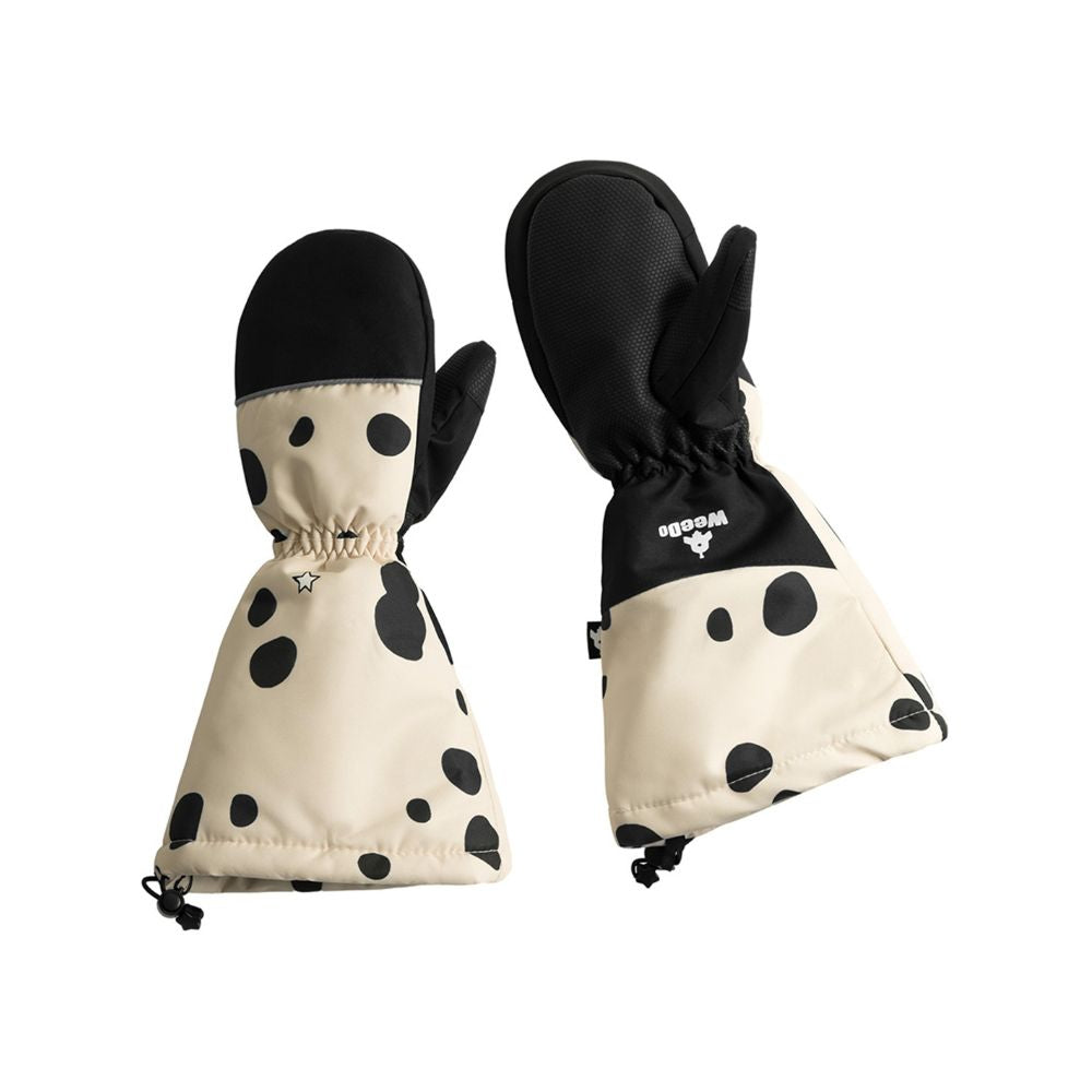 Weedo Puppy Ski Mittens - Warm Waterproof Gloves for Kids & Toddlers - Perfect for Snowboarding, Winter Sports & Outdoor Play