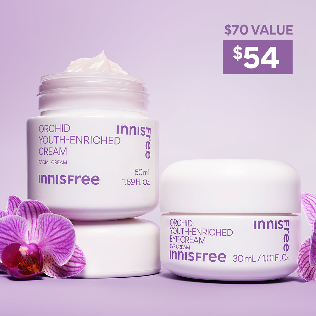 Orchid Firm & Nourish Duo Set - Hydrating & Anti-Aging Skincare for Face & Neck - Perfect for Daily Routine & Night Care