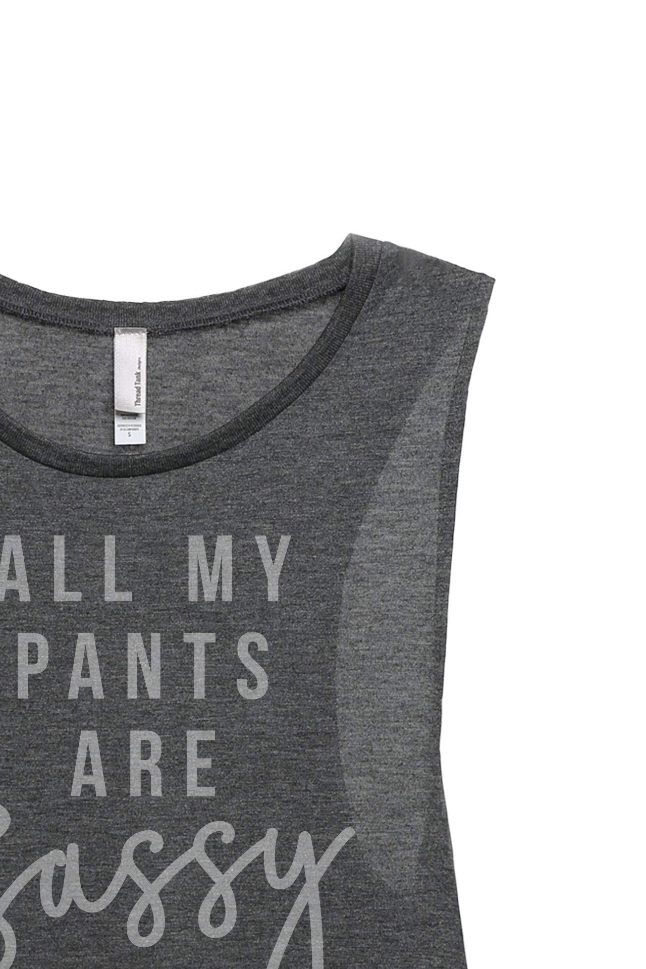 Sassy Pants Women's Fashion Sleeveless Muscle Workout Yoga Tank Top - Gym, Yoga & Casual Wear