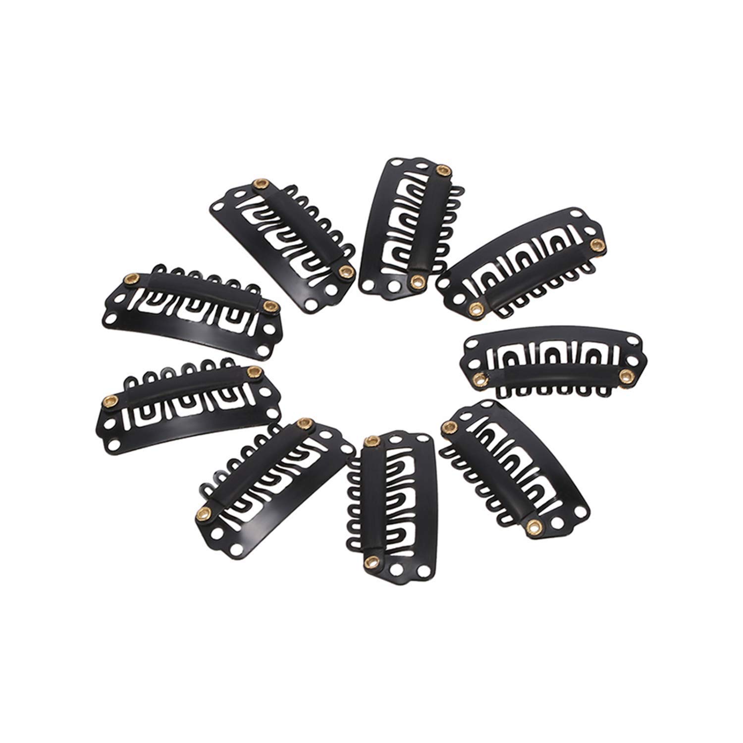 12 Pcs Metal Wig Clips for Toupee & Hair Extensions - Secure Attachment for Men & Women (Pack of 1) | Perfect for Cosplay, Daily Wear & Styling