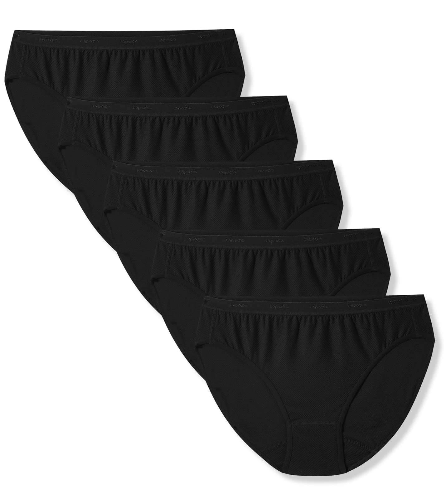 LAPASA Women's Quick Dry Travel Underwear - 5 Pack Breathable Mesh Bikini Panties for Hiking, Yoga & Activewear | Stay Fresh & Comfortable for Outdoor Adventures & Daily Wear