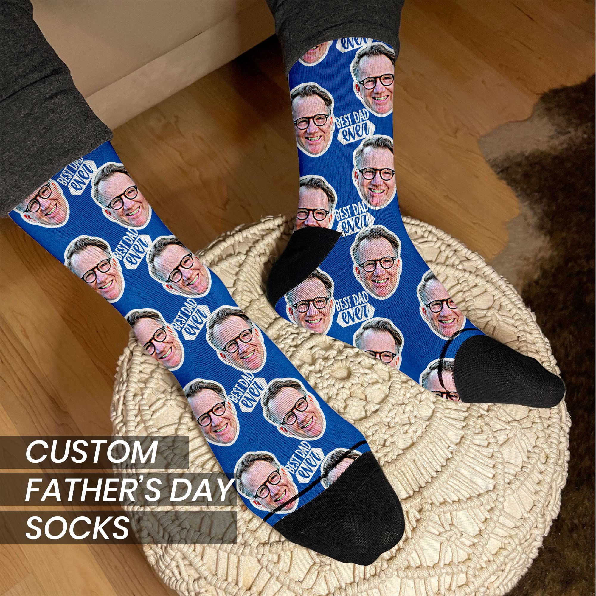Personalized Face Socks - Custom Photo Socks for Birthdays, Anniversaries & Unique Gifts - Fun Novelty Socks for Couples, Family & Friends